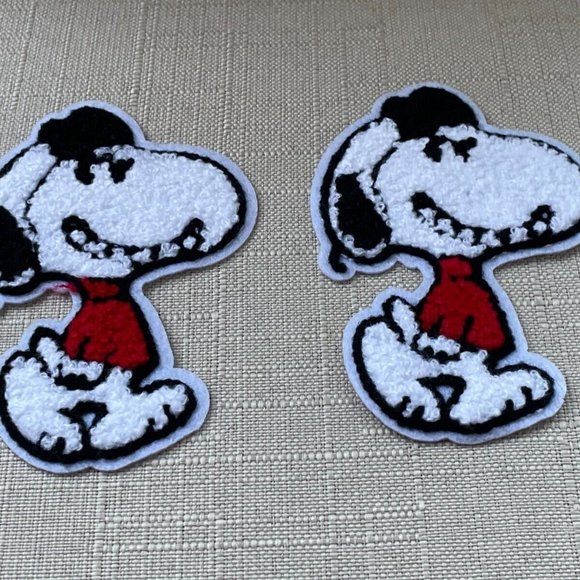 Iron on Patches for Jacket Jeans Clothes Art Snoopy Embroidery Patch Lot of 2 - Picture 6 of 8